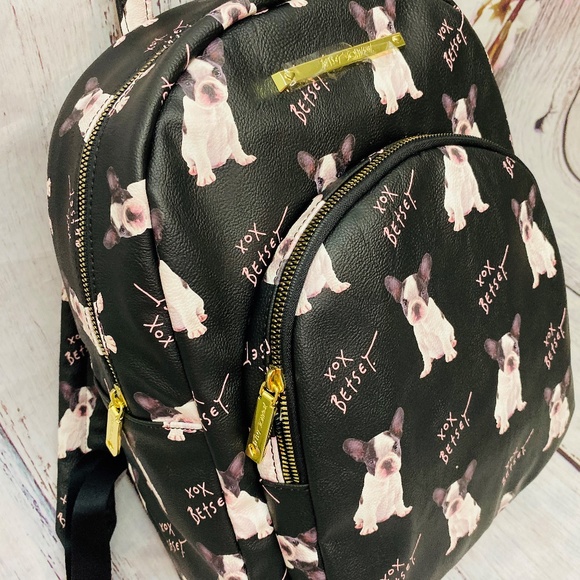 BETSEY JOHNSON FRENCH BULLDOG BACKPACK - Picture 2 of 8